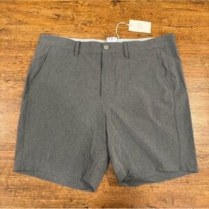 Free Fly‎ Gray Hybrid II Performance Casual Golf Chino Shorts Bermuda Men's 38x7